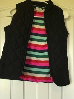 crown & ivy Kids Striped Multicolor Lining Vest